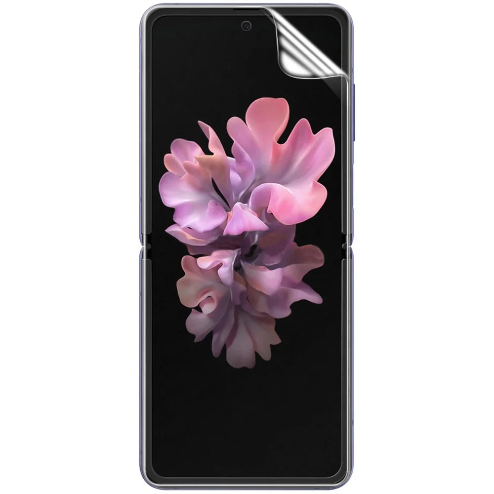 IMAK Soft Clearer Hydrogel Film III Full Coverage Screen Film+Back Film for Samsung Galaxy Z Flip - 4