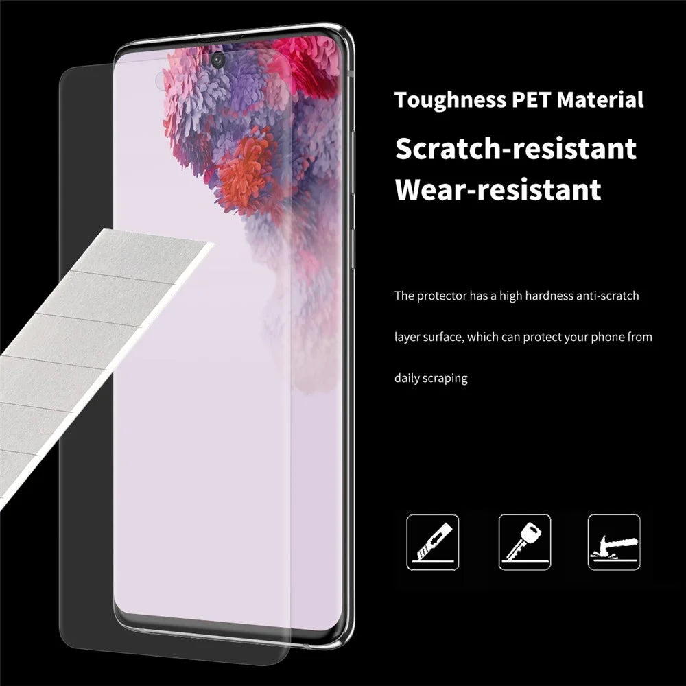 ENKAY HAT PRINCE 3D Full Screen Curved Hot Bending PET HD Screen Protective Film for Samsung S20 Plus - 5