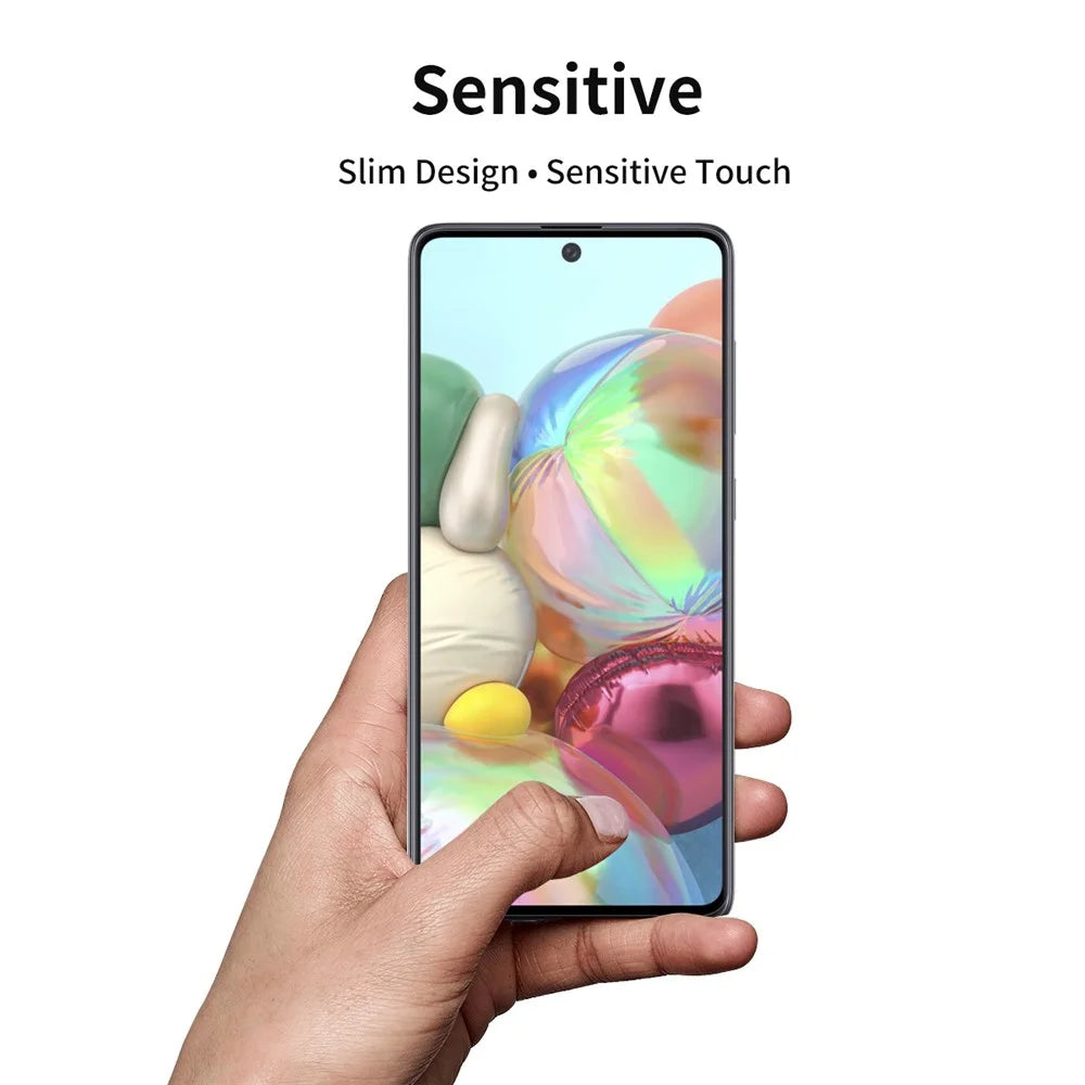 ENKAY HAT PRINCE Full Glue Full Coverage 0.26mm 9H 2.5D Tempered Glass Screen Protector Film for Samsung Galaxy A71 - 3