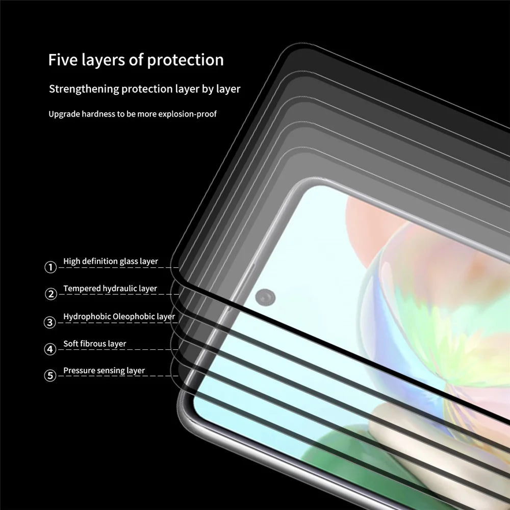 ENKAY HAT PRINCE Full Glue Full Coverage 0.26mm 9H 2.5D Tempered Glass Screen Protector Film for Samsung Galaxy A71 - 7