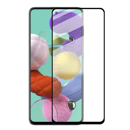 ENKAY HAT PRINCE Full Glue Full Size 0.26mm 9H 2.5D Tempered Glass Screen Protector for Samsung Galaxy A51 - 1