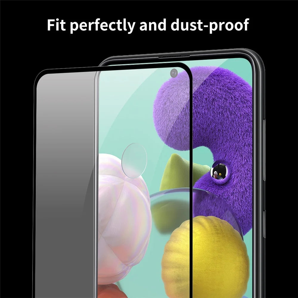 ENKAY HAT PRINCE Full Glue Full Size 0.26mm 9H 2.5D Tempered Glass Screen Protector for Samsung Galaxy A51 - 6
