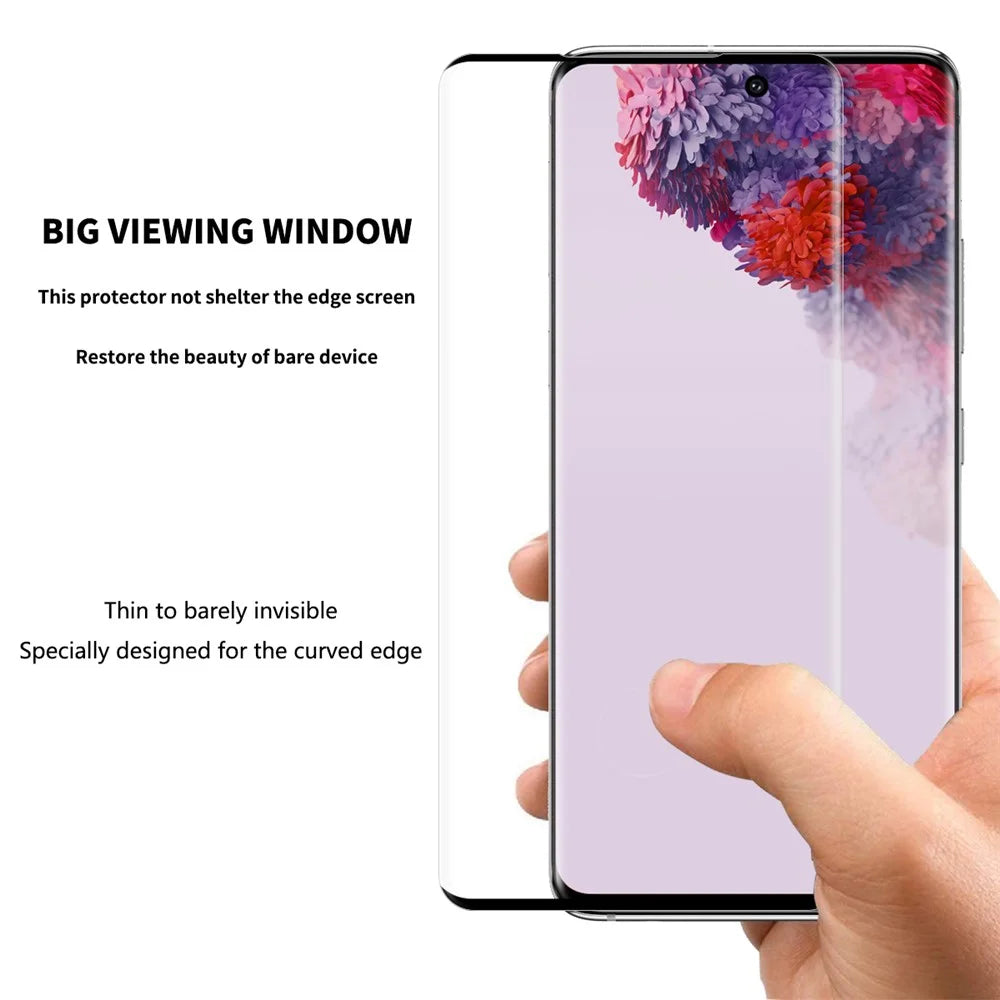ENKAY HAT PRINCE 0.26mm 9H 3D Full Coverage Arc Edges Protective Tempered Glass Screen Film for Samsung Galaxy S20 Plus 4G/ 5G - 3