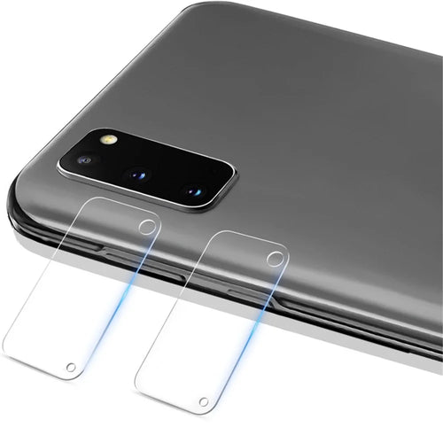 IMAK 2Pcs/Pack High Definition Camera Lens Tempered Glass Guard Film for Samsung Galaxy S20 5G - 1