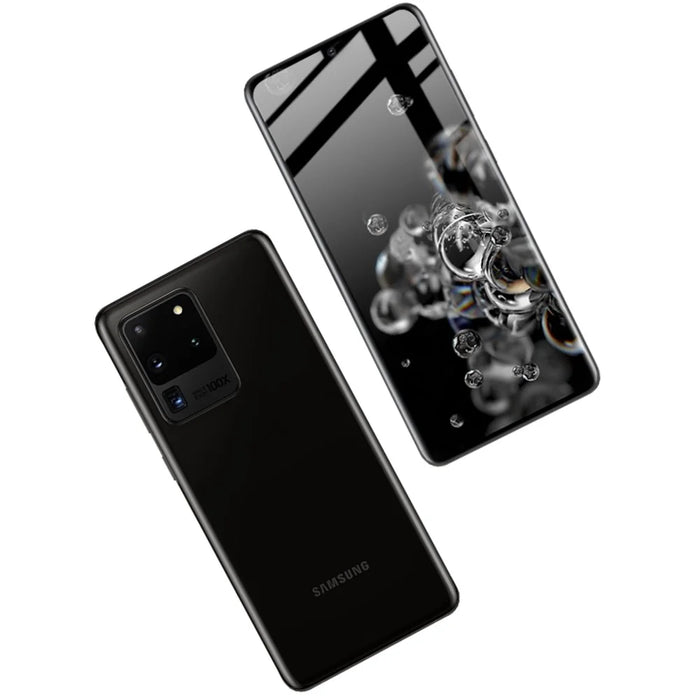 IMAK 3D Curved Full Coverage Tempered Glass Screen Protector Film for Samsung Galaxy S20 Ultra 5G - 4
