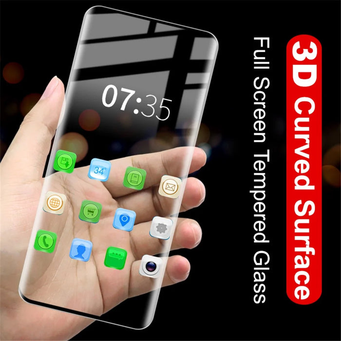 IMAK 3D Curved Full Coverage Tempered Glass Screen Protector Film for Samsung Galaxy S20 Ultra 5G - 7