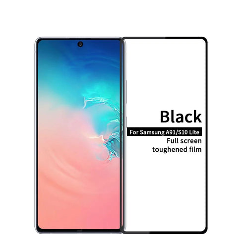 MOFI Full Size Tempered Glass Screen Protector Guard Film for Samsung Galaxy A91/S10 Lite - 1