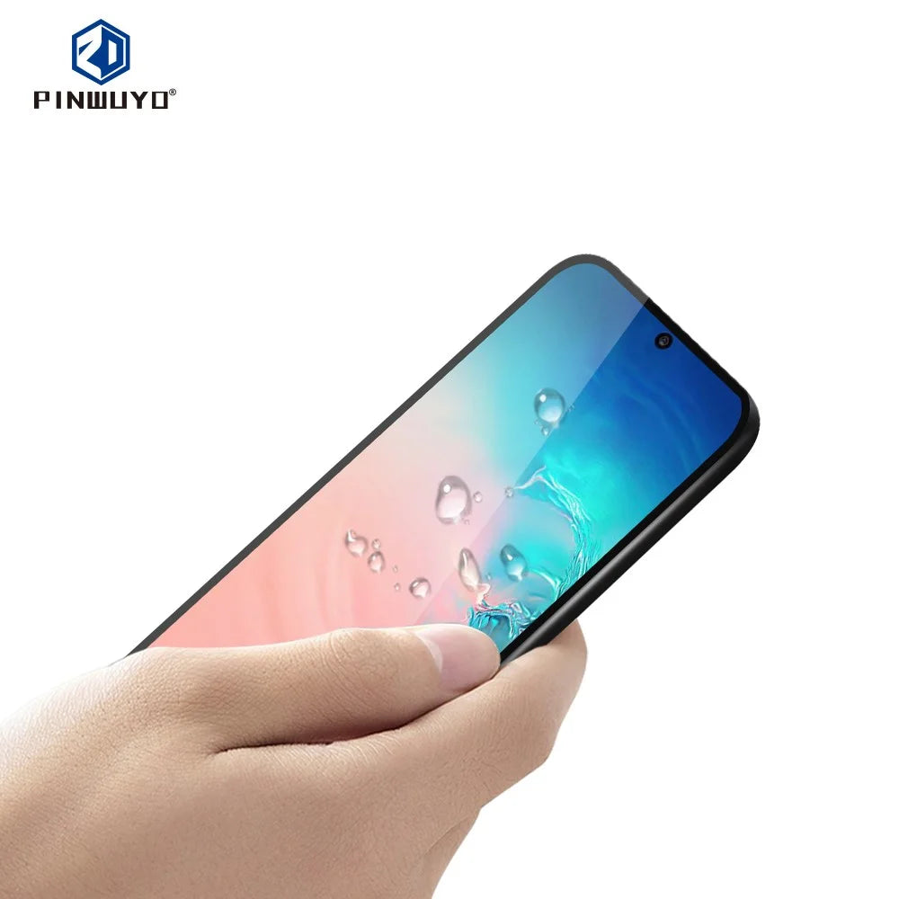 PINWUYO 2.5D 9H Anti-explosion Tempered Glass Screen Protector for Samsung Galaxy A91/S10 Lite - 4