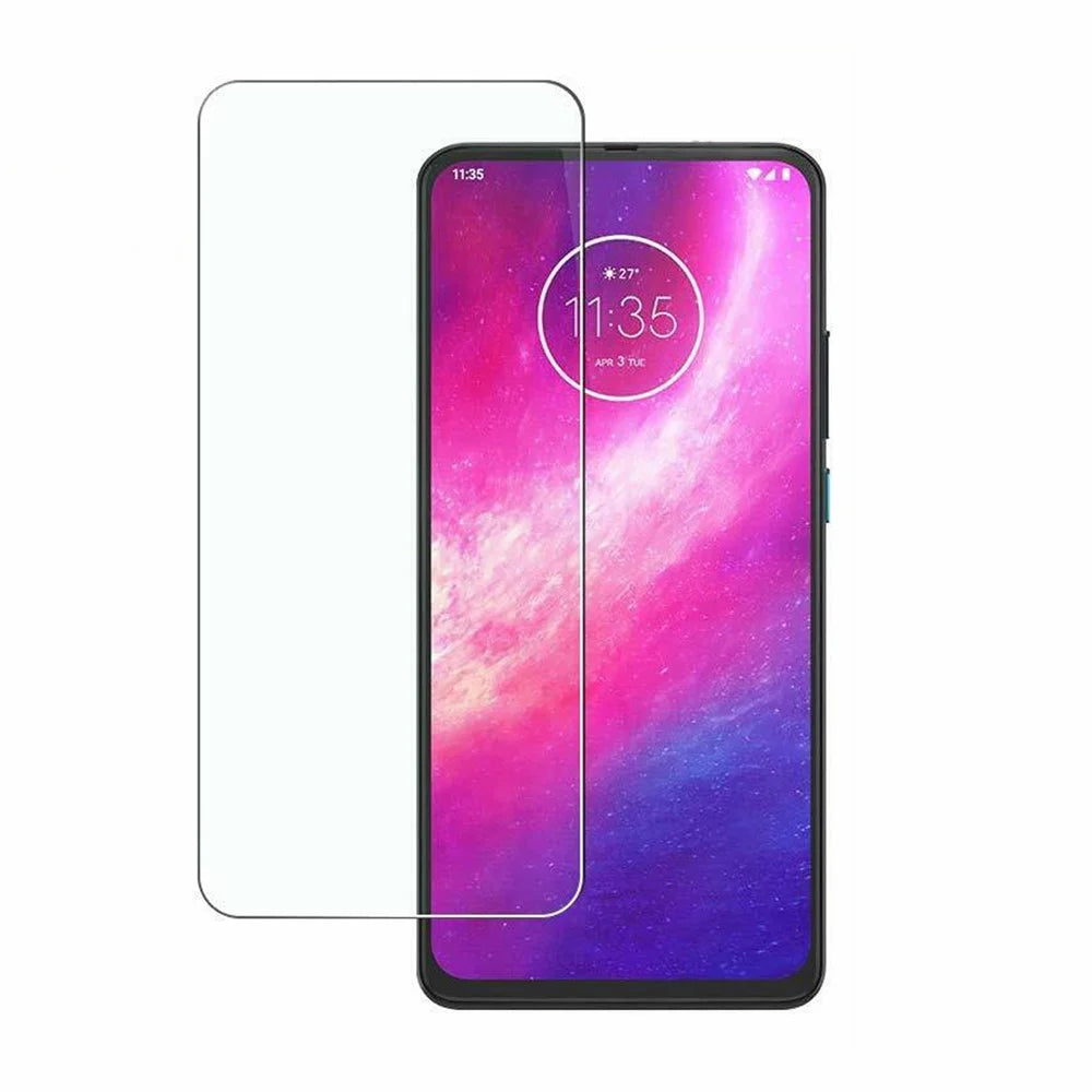 For Motorola One Hyper 0.3mm Tempered Glass Screen Protector Film Arc Edge - 1