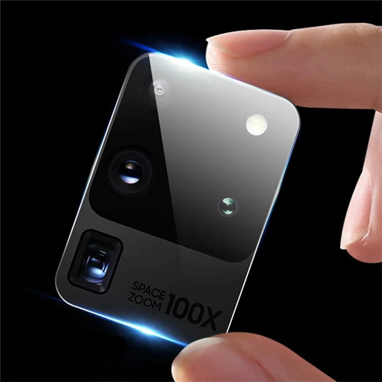MOCOLO 2PCS/Pack for Samsung Galaxy S20 Ultra Tempered Glass Camera Lens Protector Anti-Fingerprint Anti-Scratch - 1