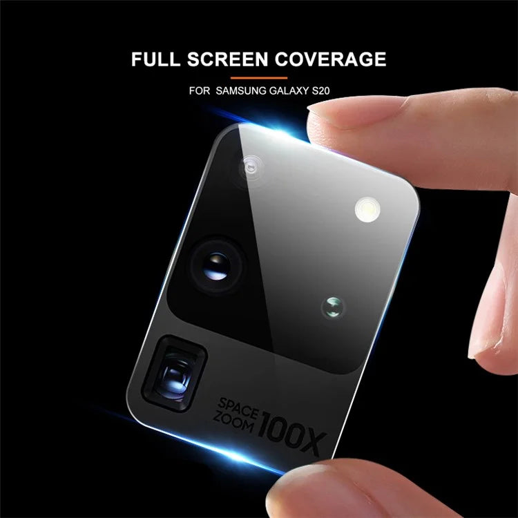 MOCOLO 2PCS/Pack for Samsung Galaxy S20 Ultra Tempered Glass Camera Lens Protector Anti-Fingerprint Anti-Scratch - 2