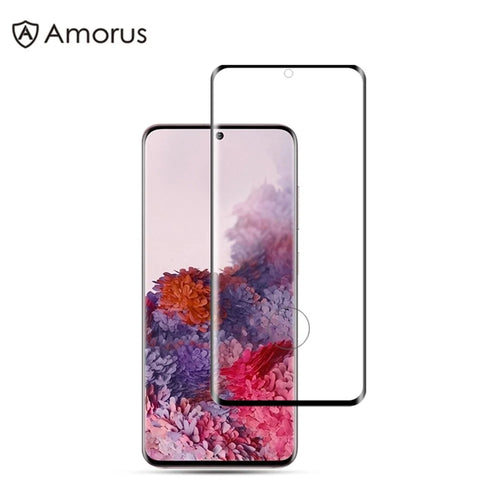 AMORUS for Samsung Galaxy S20 4G / S20 5G 3D Curved Full Tempered Glass Phone Screen Protector Cover - 1