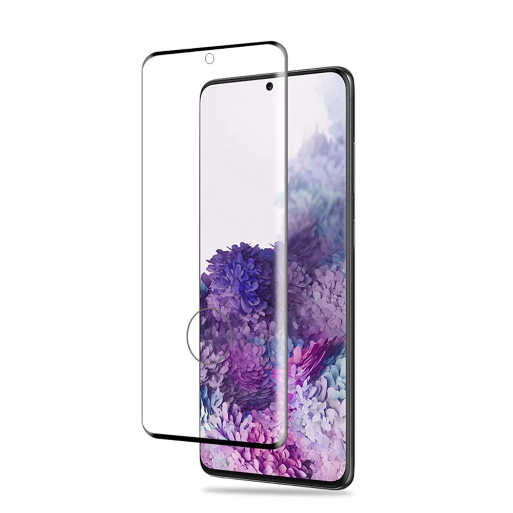 AMORUS for Samsung Galaxy S20 Plus 3D Curved Full Tempered Glass Phone Screen Protector - 3