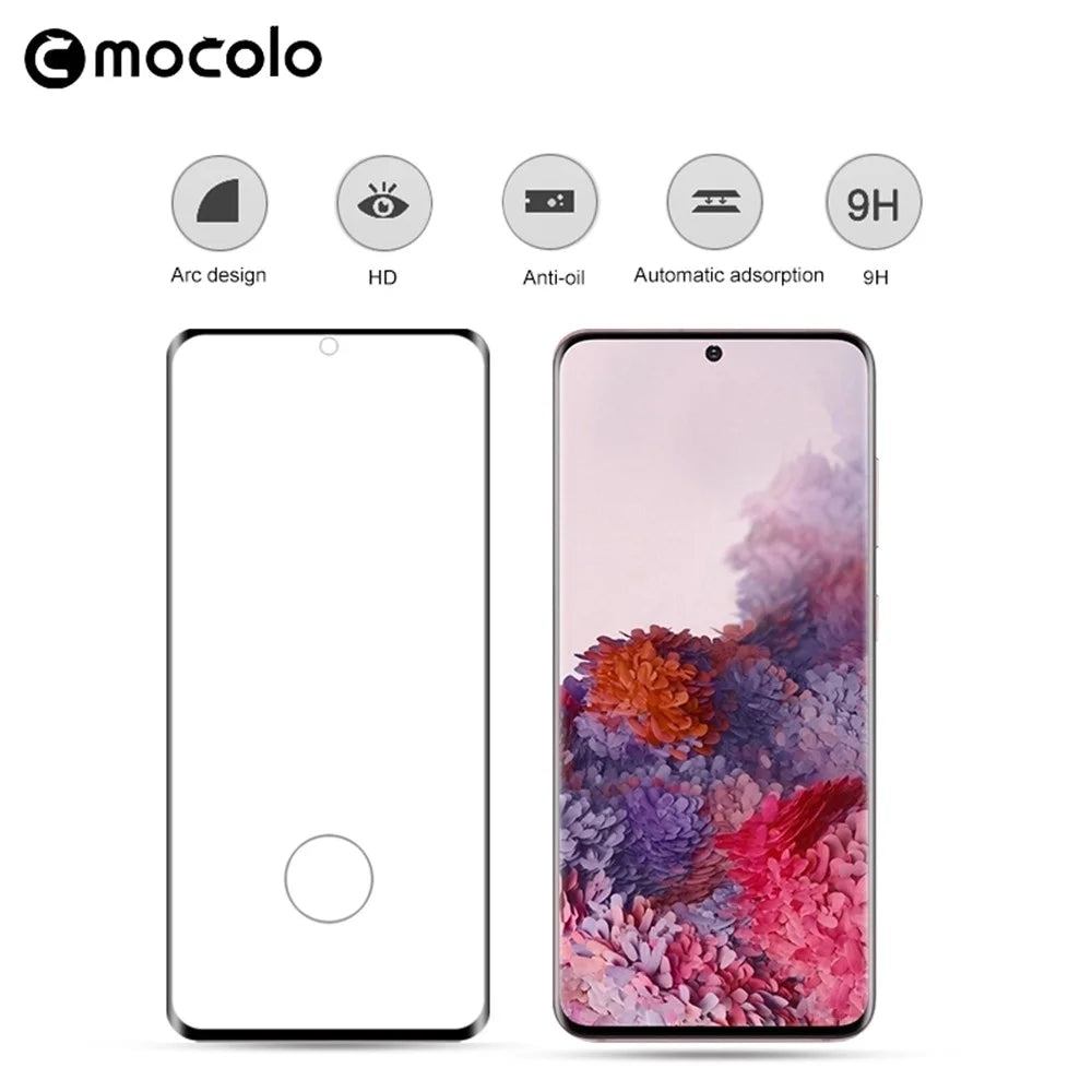 MOCOLO 3D Full Screen Curved Tempered Glass Screen Protector Film for Samsung Galaxy S20 4G/S20 5G - 2