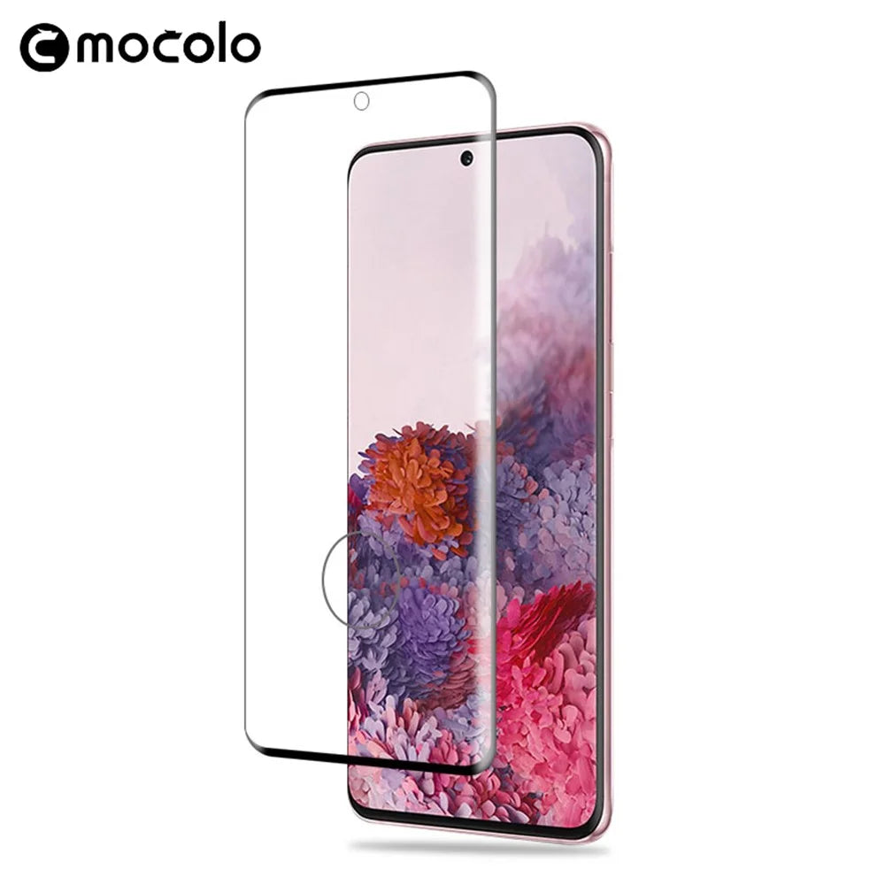 MOCOLO 3D Full Screen Curved Tempered Glass Screen Protector Film for Samsung Galaxy S20 4G/S20 5G - 4