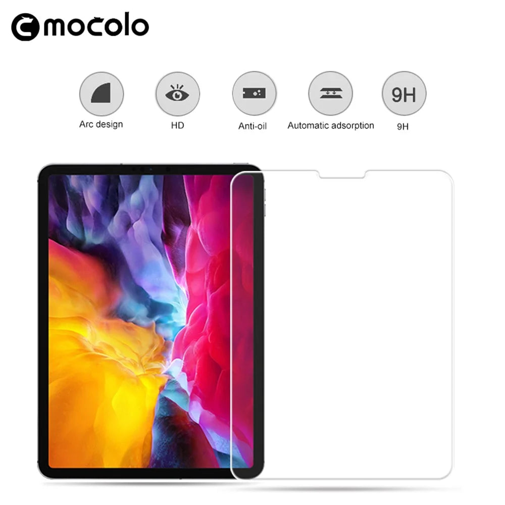 MOCOLO Arc Edge Tempered Glass Full Screen Cover Shield for Apple iPad Pro 11-inch  (2022) / (2021) / (2020) - 4