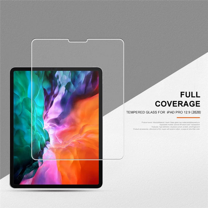 MOCOLO 2.5D 9H Hardness Tempered Glass Screen Protector for iPad Pro 12.9 (2022) (2021) (2020), HD Clear Transparent Ultra Thin Protective Film - 2