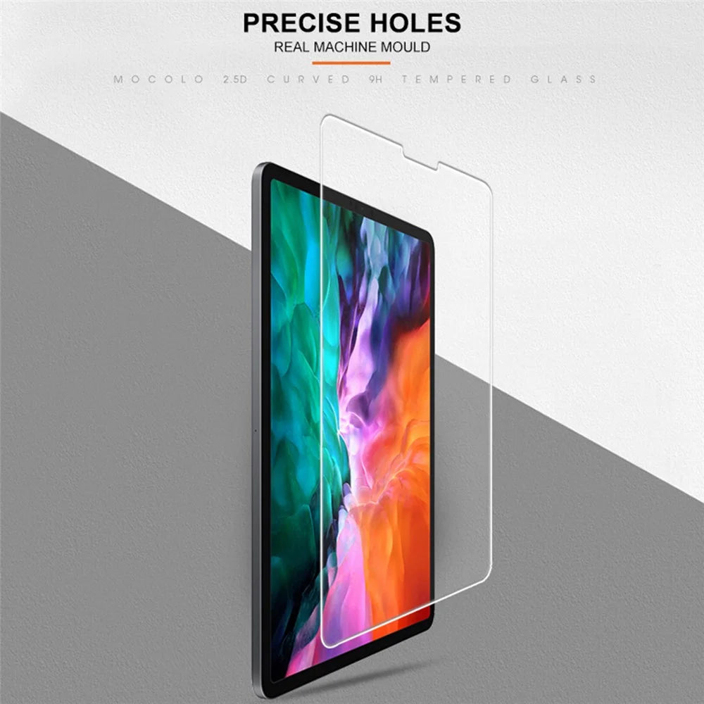 MOCOLO 2.5D 9H Hardness Tempered Glass Screen Protector for iPad Pro 12.9 (2022) (2021) (2020), HD Clear Transparent Ultra Thin Protective Film - 4