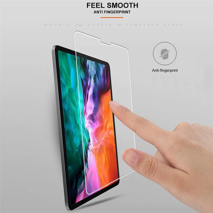 MOCOLO 2.5D 9H Hardness Tempered Glass Screen Protector for iPad Pro 12.9 (2022) (2021) (2020), HD Clear Transparent Ultra Thin Protective Film - 6