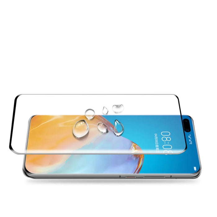 MOCOLO 3D Curved Tempered Glass Screen Protector Full Coverage for Huawei P40 Pro - Black - 6