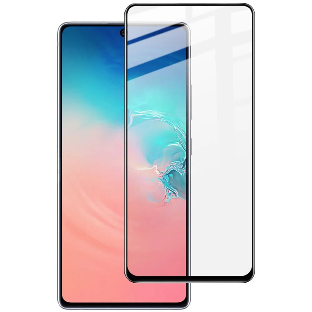 IMAK Pro+ Anti-explosion Tempered Glass Full Screen Shield for Samsung Galaxy A91/S10 Lite/M80s - 1