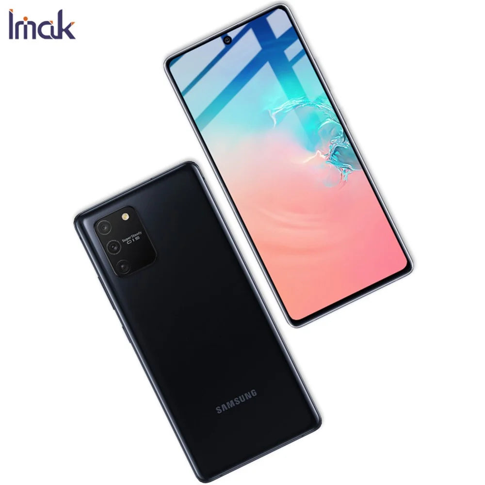 IMAK Pro+ Anti-explosion Tempered Glass Full Screen Shield for Samsung Galaxy A91/S10 Lite/M80s - 4
