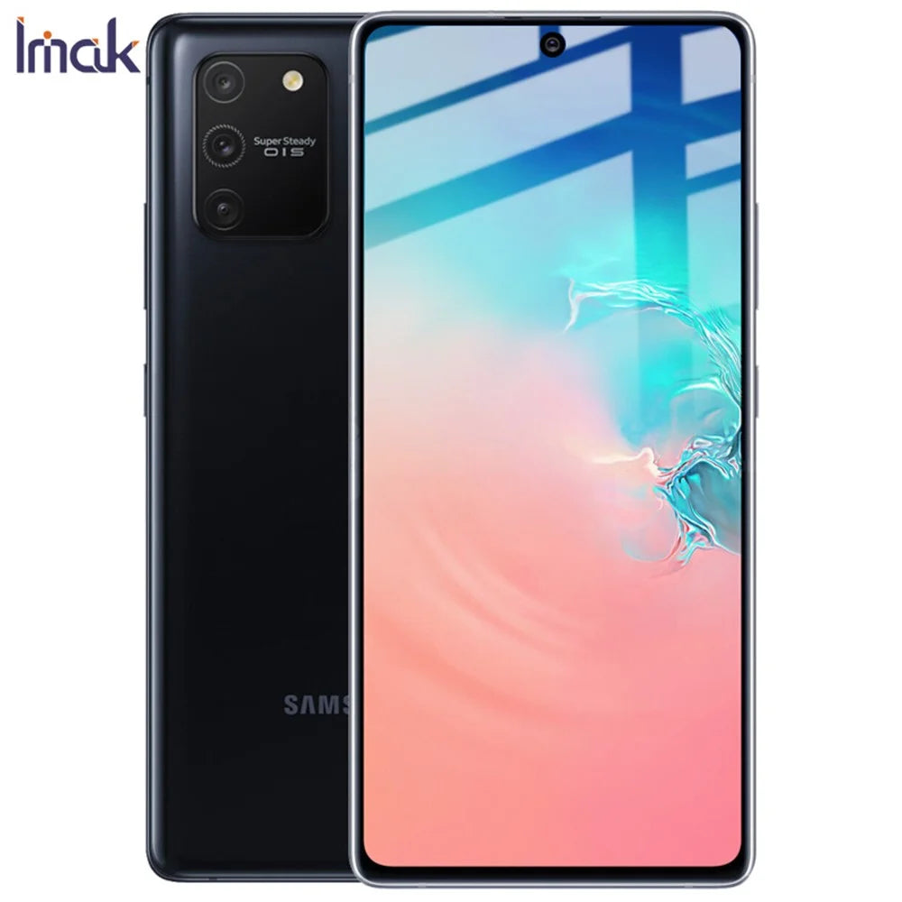 IMAK Pro+ Anti-explosion Tempered Glass Full Screen Shield for Samsung Galaxy A91/S10 Lite/M80s - 5