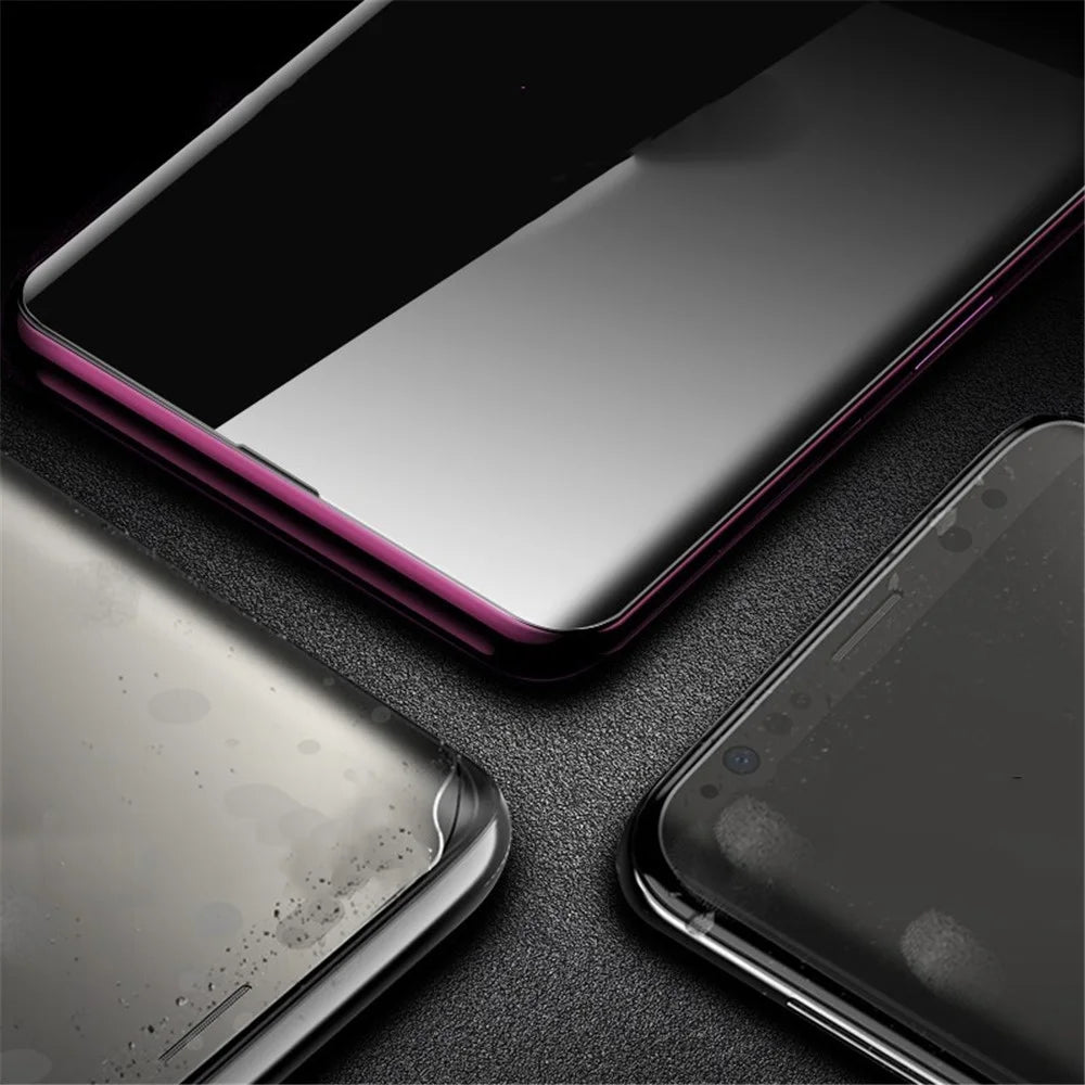 MOCOLO 3D Curved UV Light Irradiation Full Cover Tempered Glass Screen Protector UV Film for Oppo Find X2/Find X2 Pro/OnePlus 8 Pro - 4