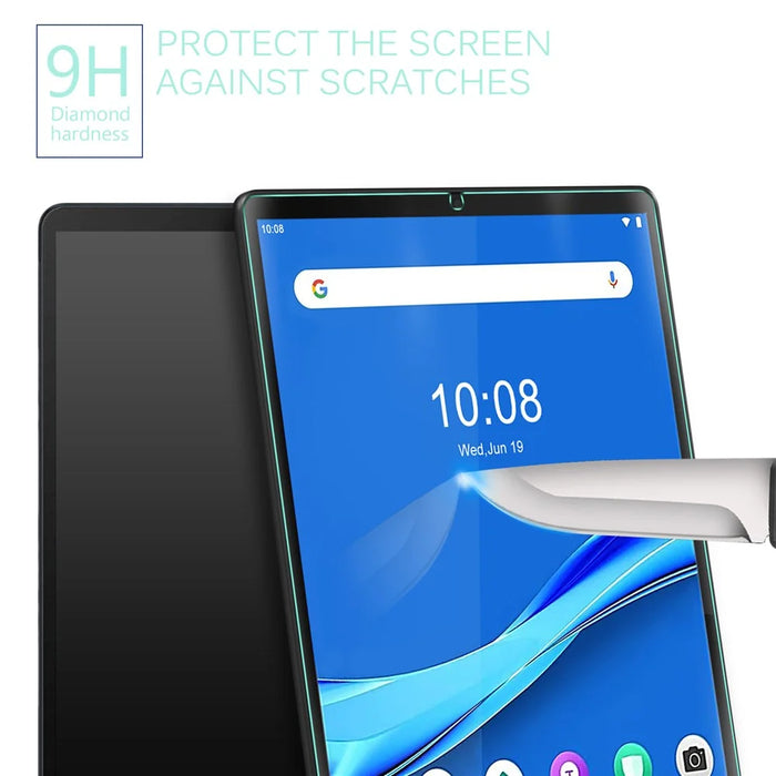 Anti-explosion Anti-scratch Dustproof Straight Edge 9H Tempered Glass Screen Protector Film for Lenovo Tab M10 Plus/Tab K10 - 3