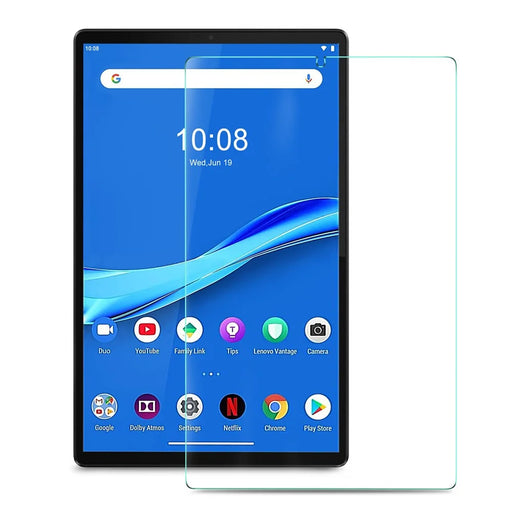 0.3mm Tempered Glass Screen Protector Film Arc Edge for Lenovo Tab M10 Plus TB-X606/Tab K10 - 1