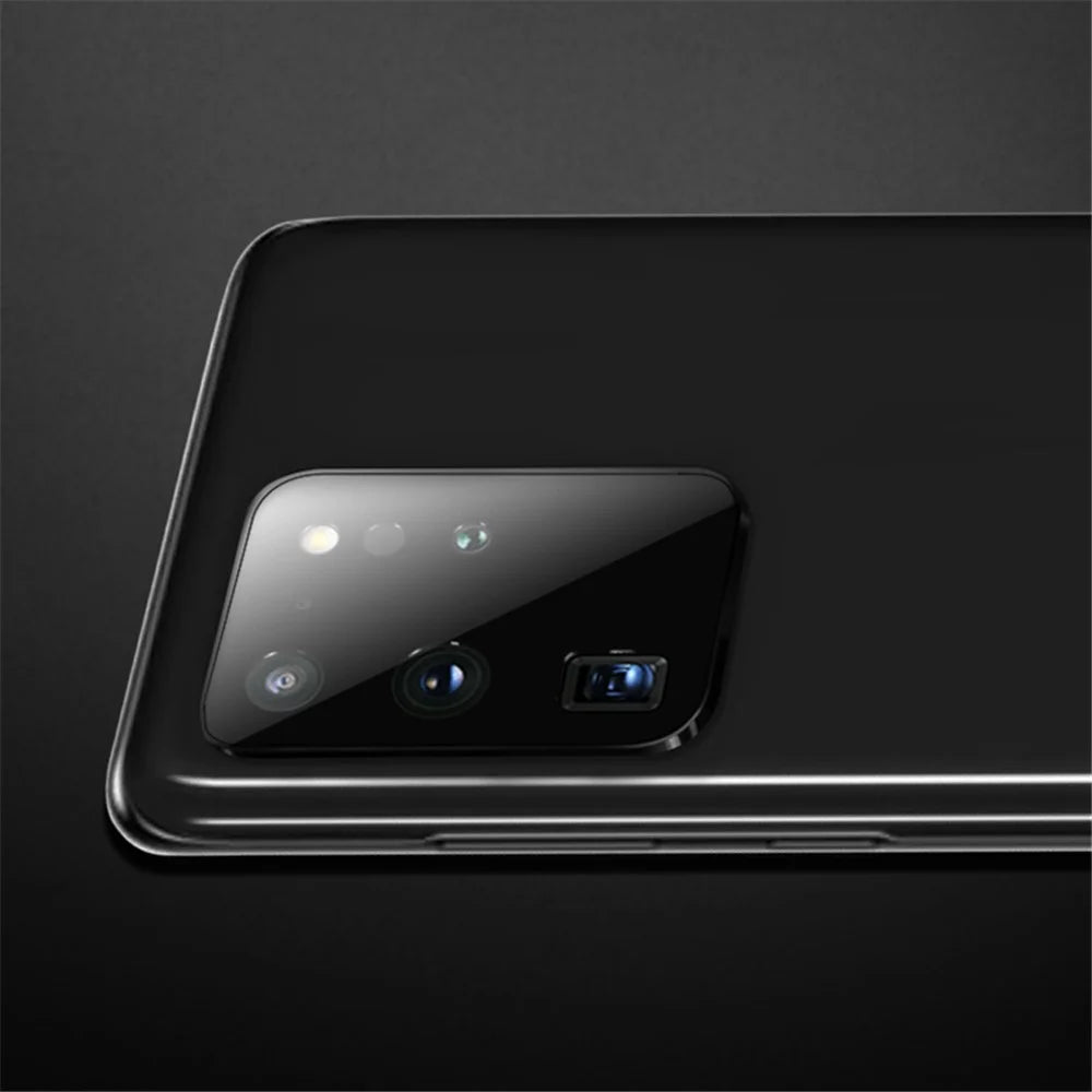 Metal + Tempered Glass Camera Lens Ring Protector for Samsung Galaxy S20 Ultra - 2