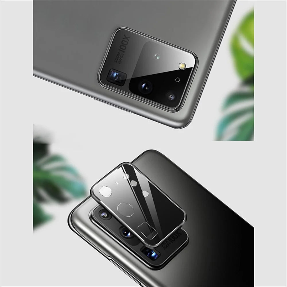 Metal + Tempered Glass Camera Lens Ring Protector for Samsung Galaxy S20 Ultra - 6