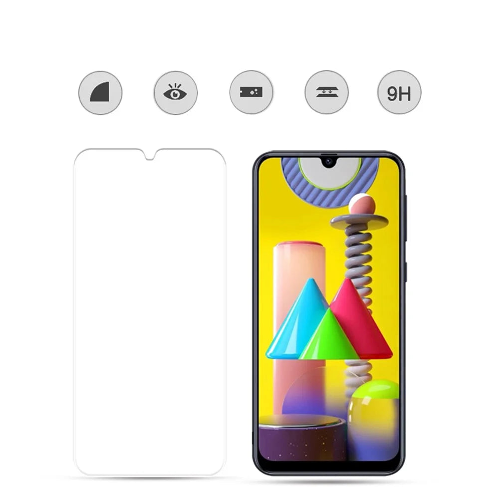 MOCOLO 2.5D Tempered Glass Screen Film Full Glue for Samsung Galaxy M31/M21/A50 - 2