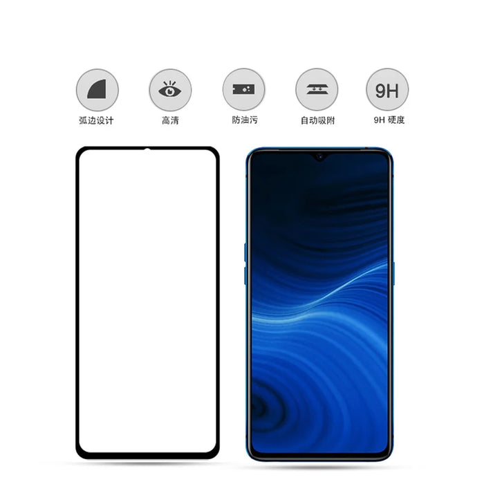 MOCOLO Silk Print Tempered Glass Screen Protector for Oppo A31 (2020)/A9 (2020)/A11x/Realme 6/Realme 6i/Realme 6 Pro - 3