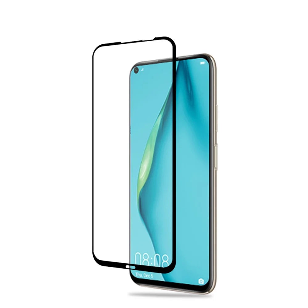 AMORUS Silk Printing Anti-explosion Tempered Glass Full Screen Film [Full Glue] for Huawei P40 lite / Nova 7i / Nova 6 SE - 3