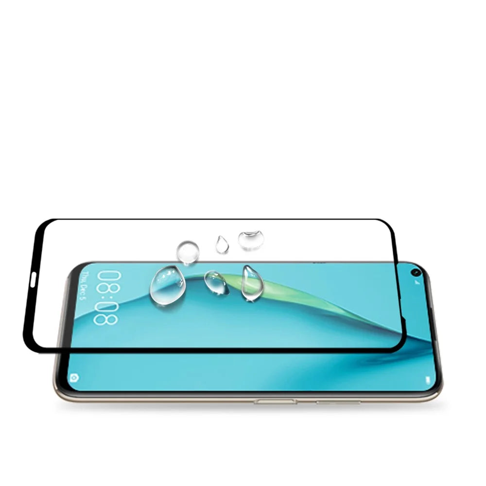 AMORUS Silk Printing Anti-explosion Tempered Glass Full Screen Film [Full Glue] for Huawei P40 lite / Nova 7i / Nova 6 SE - 5