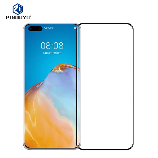 PINWUYO Hot Bending 3D Full Coverage Tempered Glass Anti-Explosion Film for Huawei P40 Pro / P40 Pro+ - 2