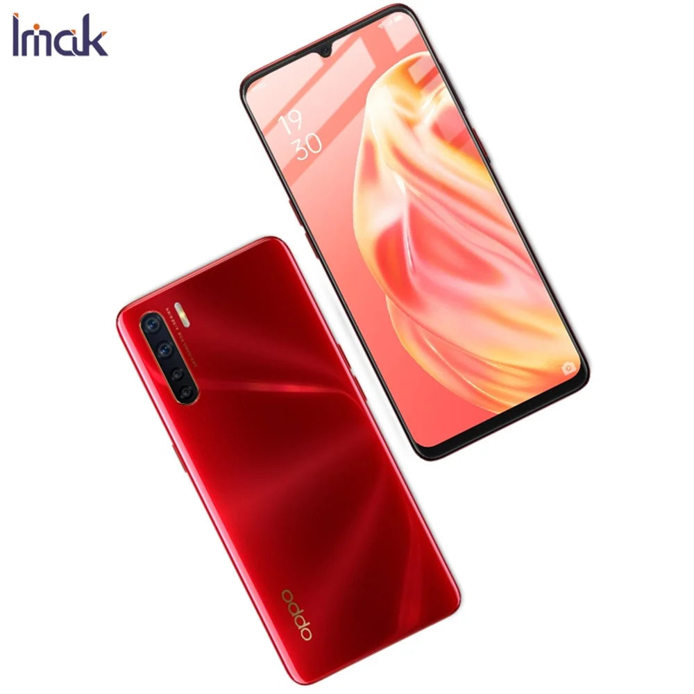 IMAK Pro+ Full Coverage Tempered Glass Screen Protection Film for Oppo Reno3/A91 - 4