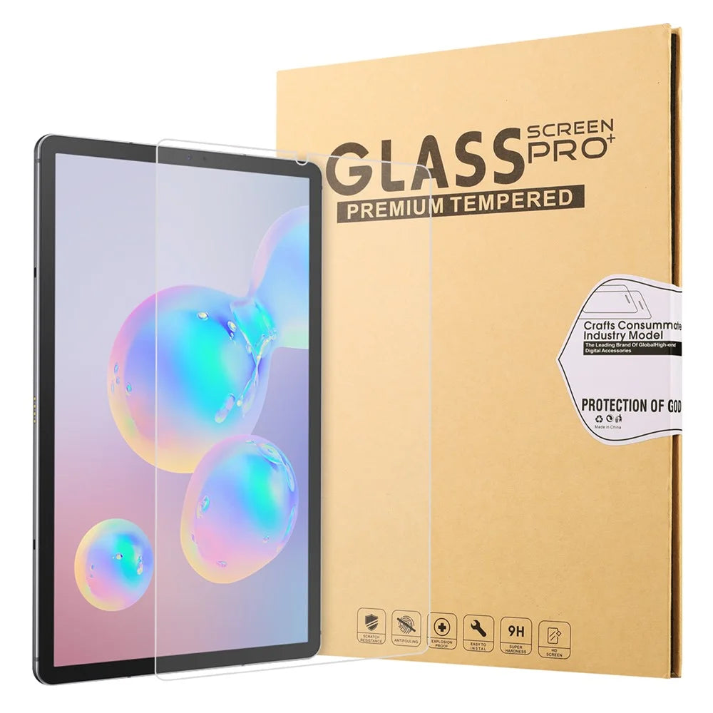 Ultra Clear Arc Edge Premium Tempered Glass Full Screen Film for Samsung Galaxy Tab S6 Lite (2024) / (2022) / (2020) - 1