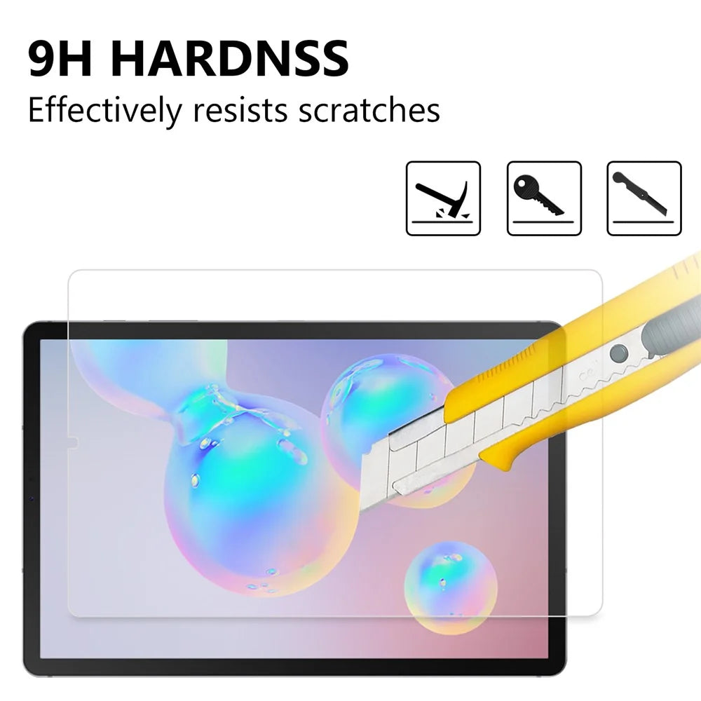 Ultra Clear Arc Edge Premium Tempered Glass Full Screen Film for Samsung Galaxy Tab S6 Lite (2024) / (2022) / (2020) - 6