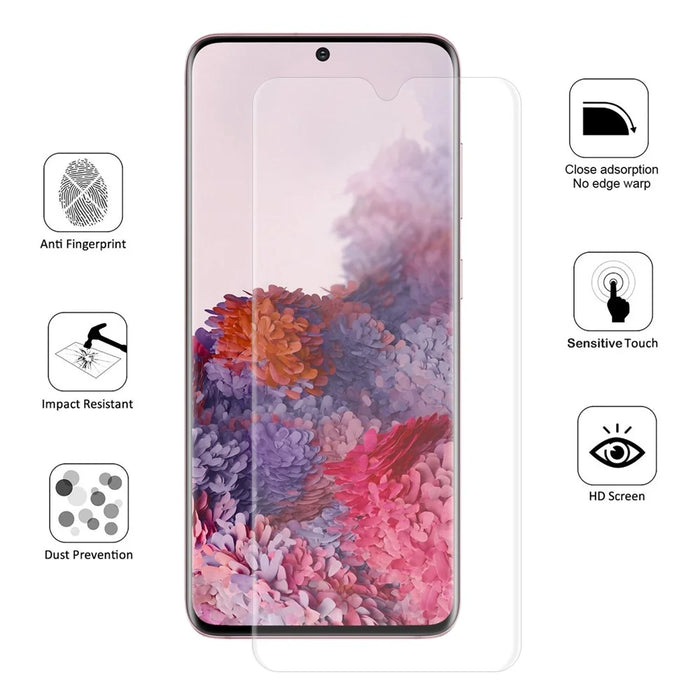 2Pcs ENKAY HAT PRINCE Hydrogel Film Soft 3D Full Size Screen Protector Guard Film for Samsung Galaxy S20 Plus - 5