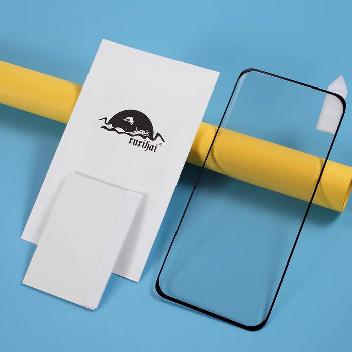 RURIHAI for Huawei P40 Pro [3D Curved Full Glue Full Coverage] AGC Tempered Glass Screen Protector - 5