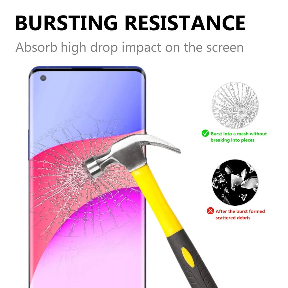 Ultra Clear 3D Tempered Glass Full Screen Guard Film for OnePlus 8 - 2