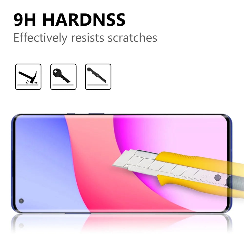 Ultra Clear 3D Tempered Glass Full Screen Guard Film for OnePlus 8 - 3