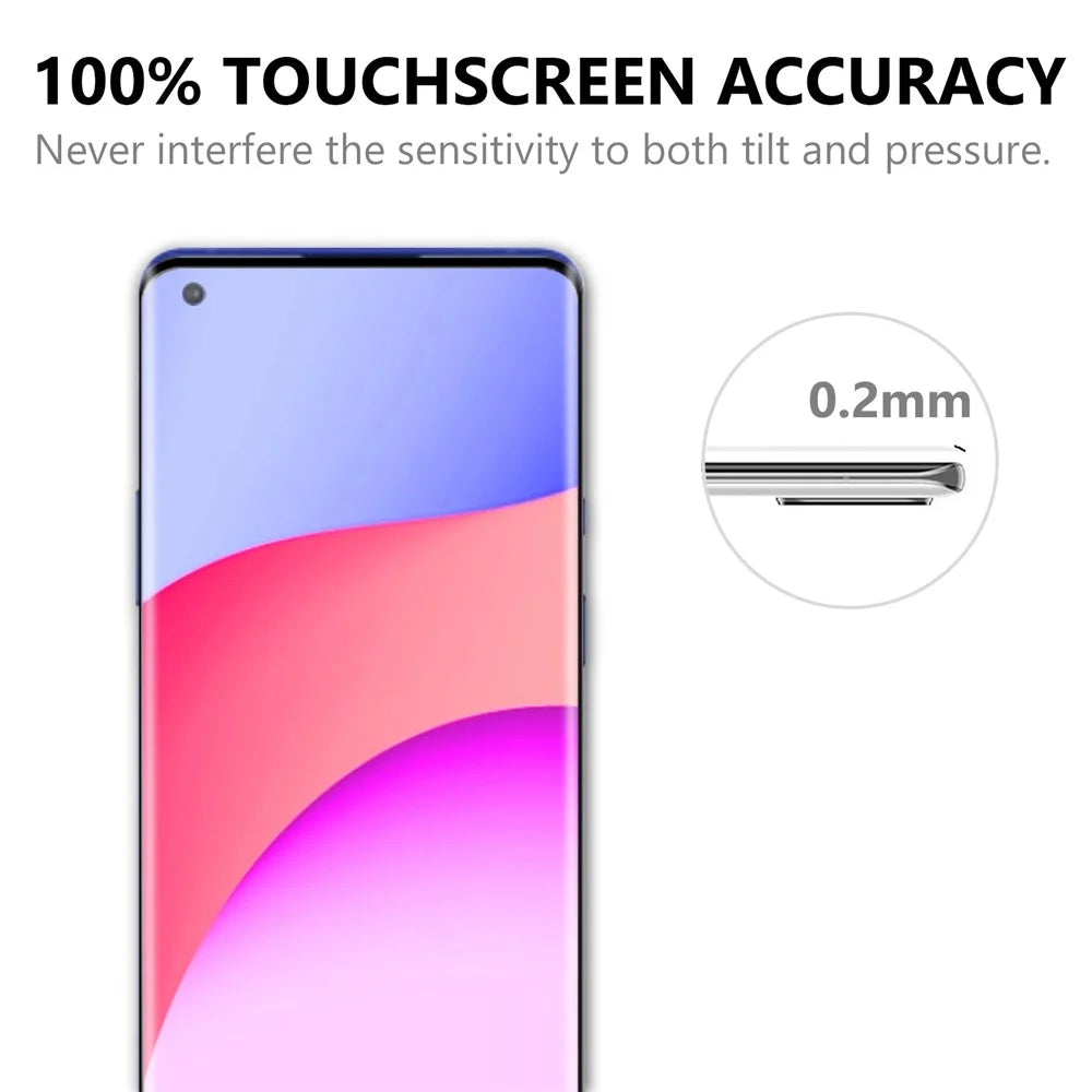 Ultra Clear 3D Tempered Glass Full Screen Guard Film for OnePlus 8 - 6