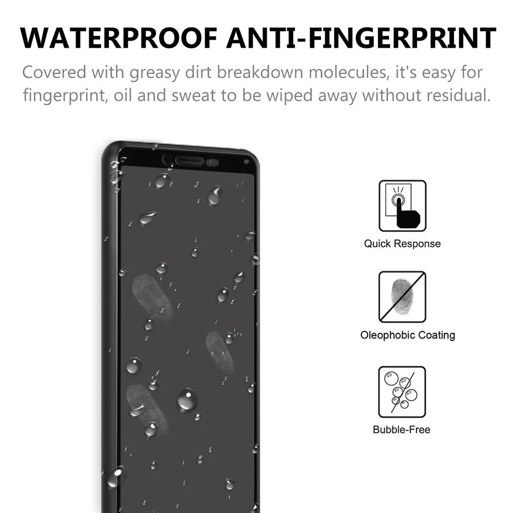 Black Edge Design Full Screen Tempered Glass Phone Screen Film for Sony Xperia 10 II - 4