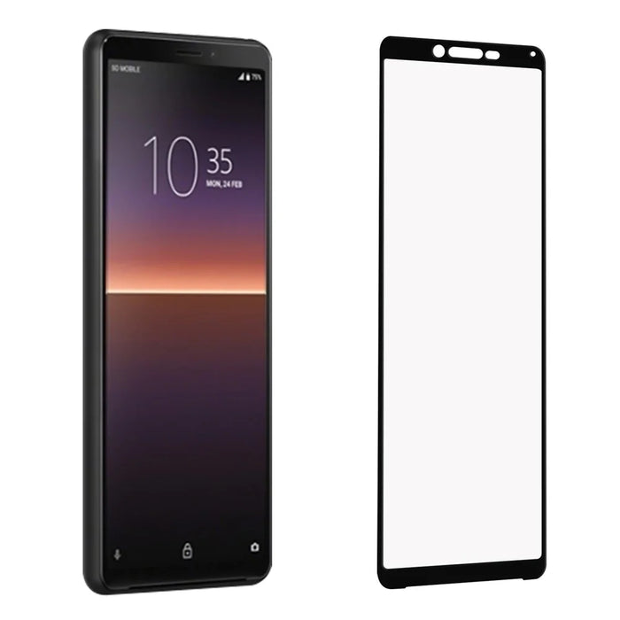 Black Edge Design Full Screen Tempered Glass Phone Screen Film for Sony Xperia 10 II - 7