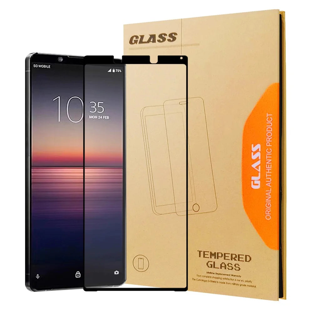Full Screen Tempered Glass Screen Film for Sony Xperia 1 II - 1