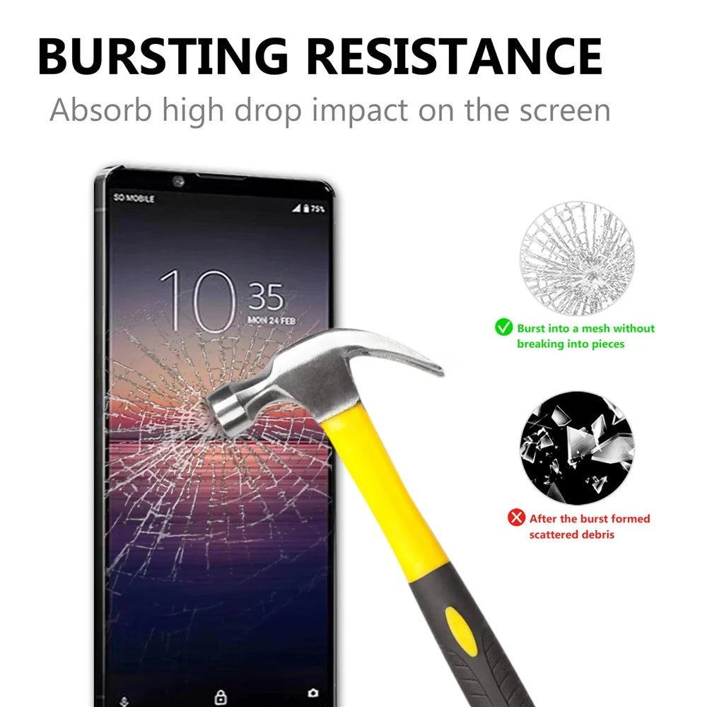 Full Screen Tempered Glass Screen Film for Sony Xperia 1 II - 2
