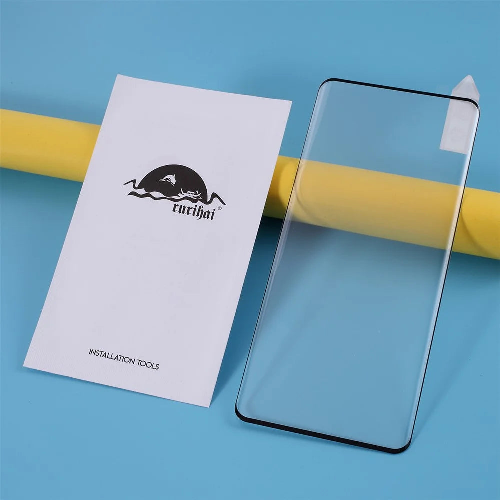 RURIHAI for OnePlus 8 Pro [3D Curved Side Glue ] Tempered Glass Screen Protector Film - 6